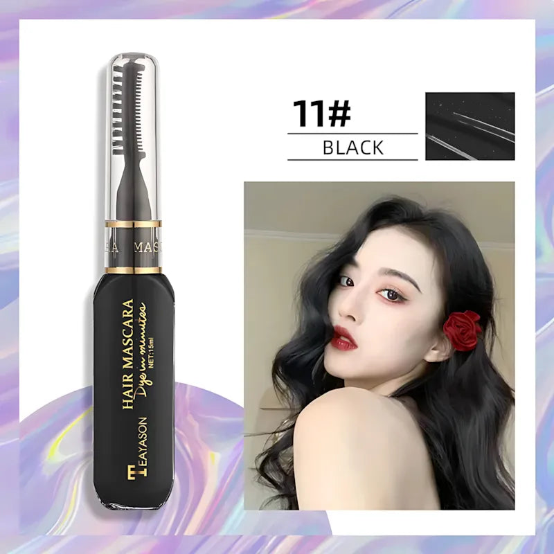 13 Colors Temporary Hair Mascara – Instant Hair Color Dye, 15ml