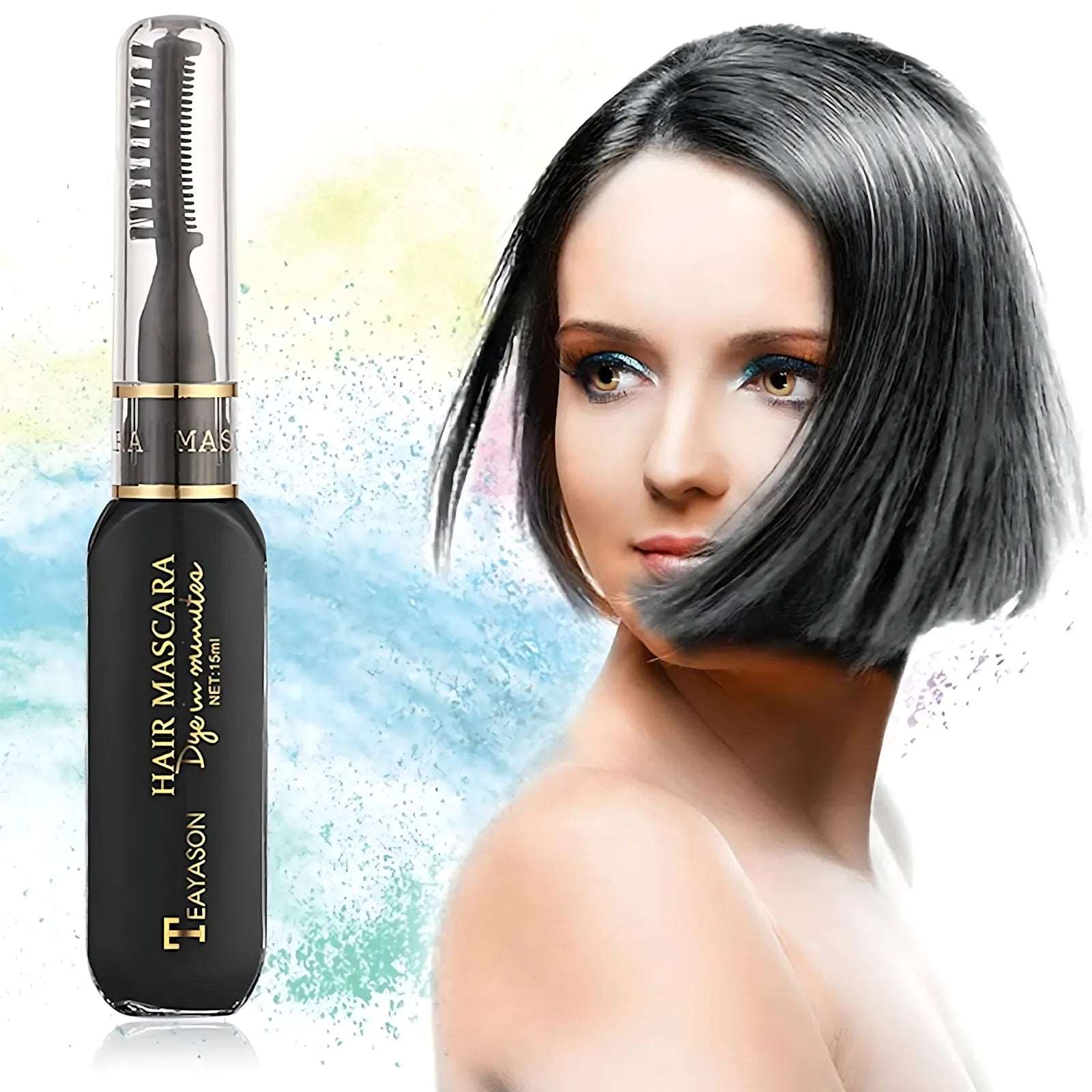 13 Colors Temporary Hair Mascara – Instant Hair Color Dye, 15ml