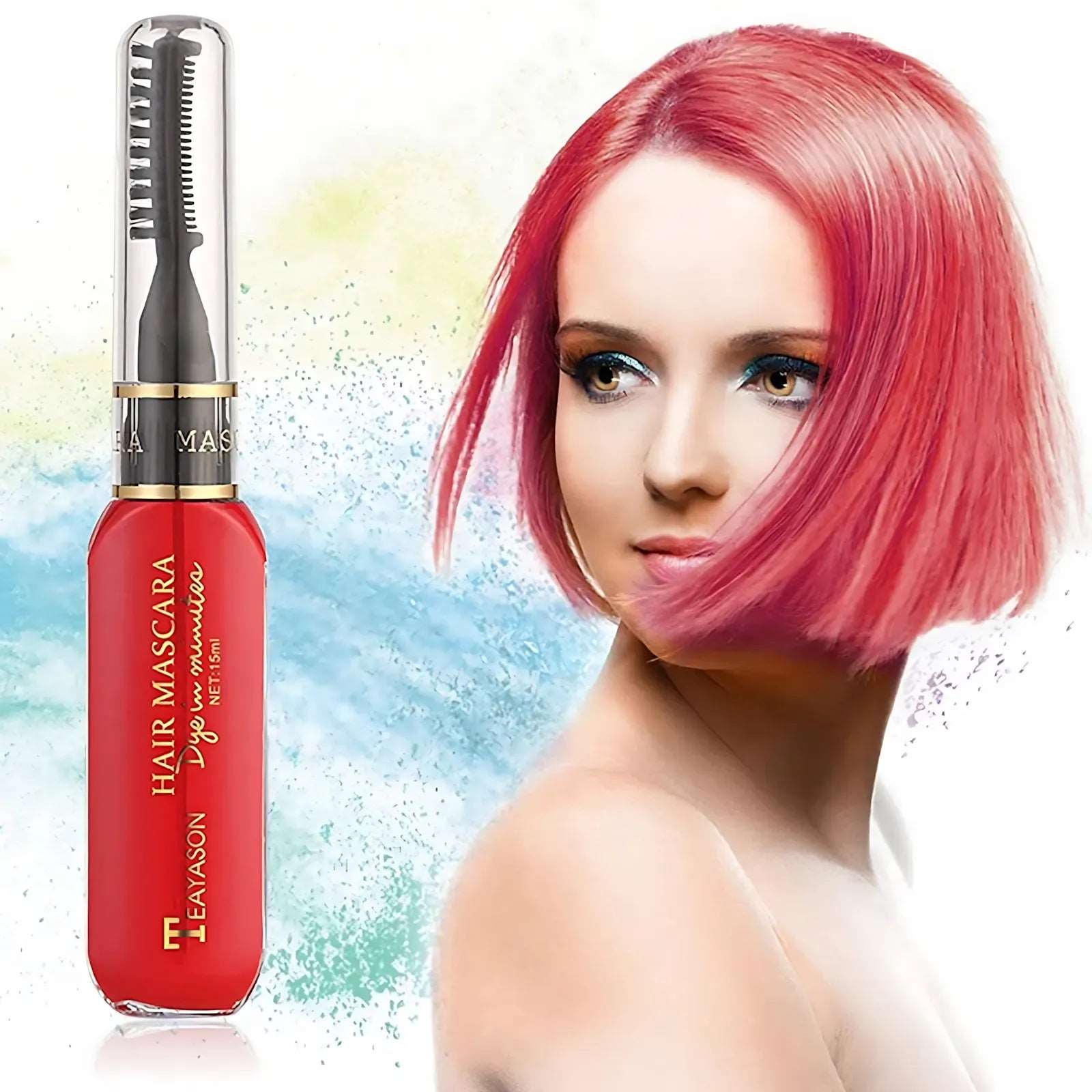 13 Colors Temporary Hair Mascara – Instant Hair Color Dye, 15ml