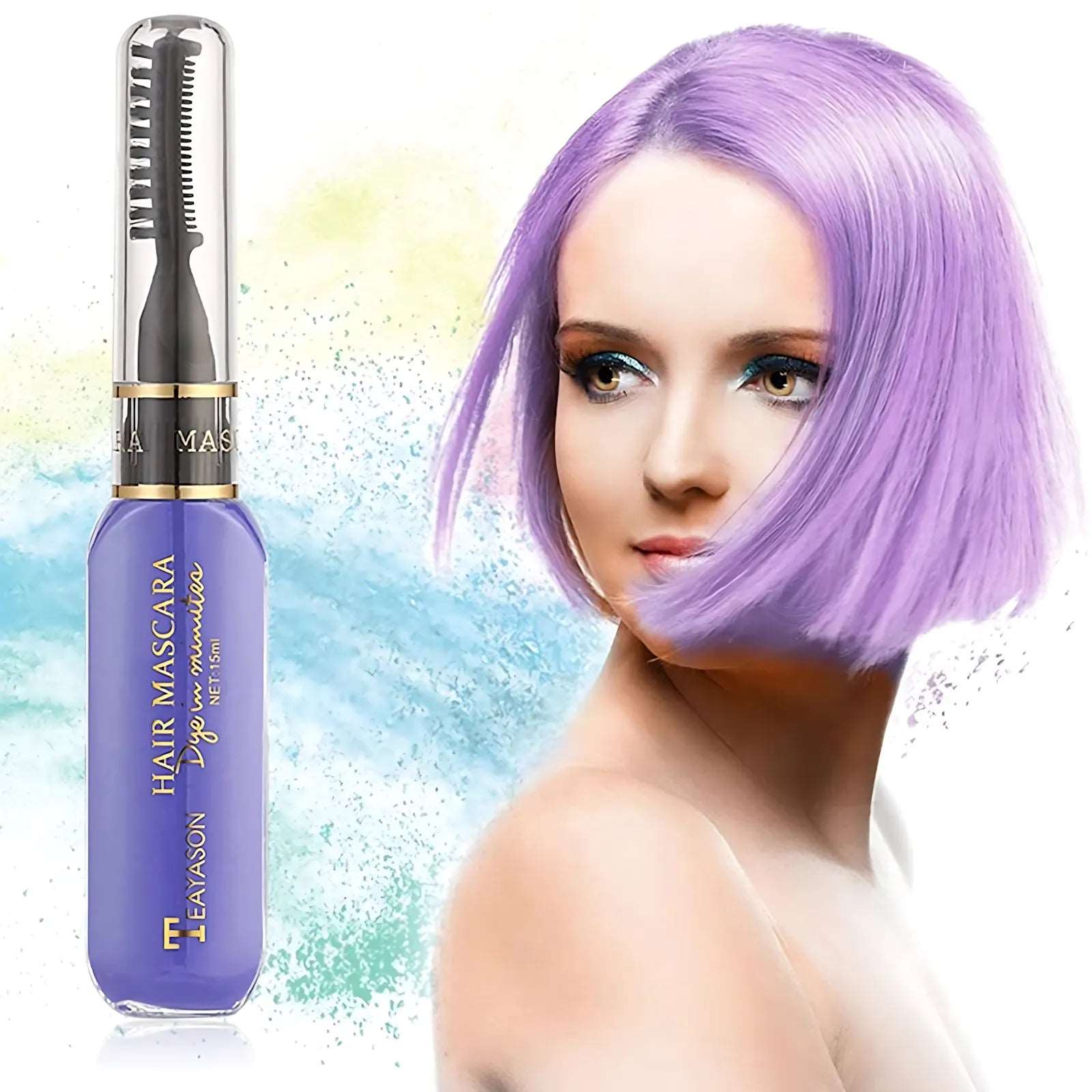 13 Colors Temporary Hair Mascara – Instant Hair Color Dye, 15ml