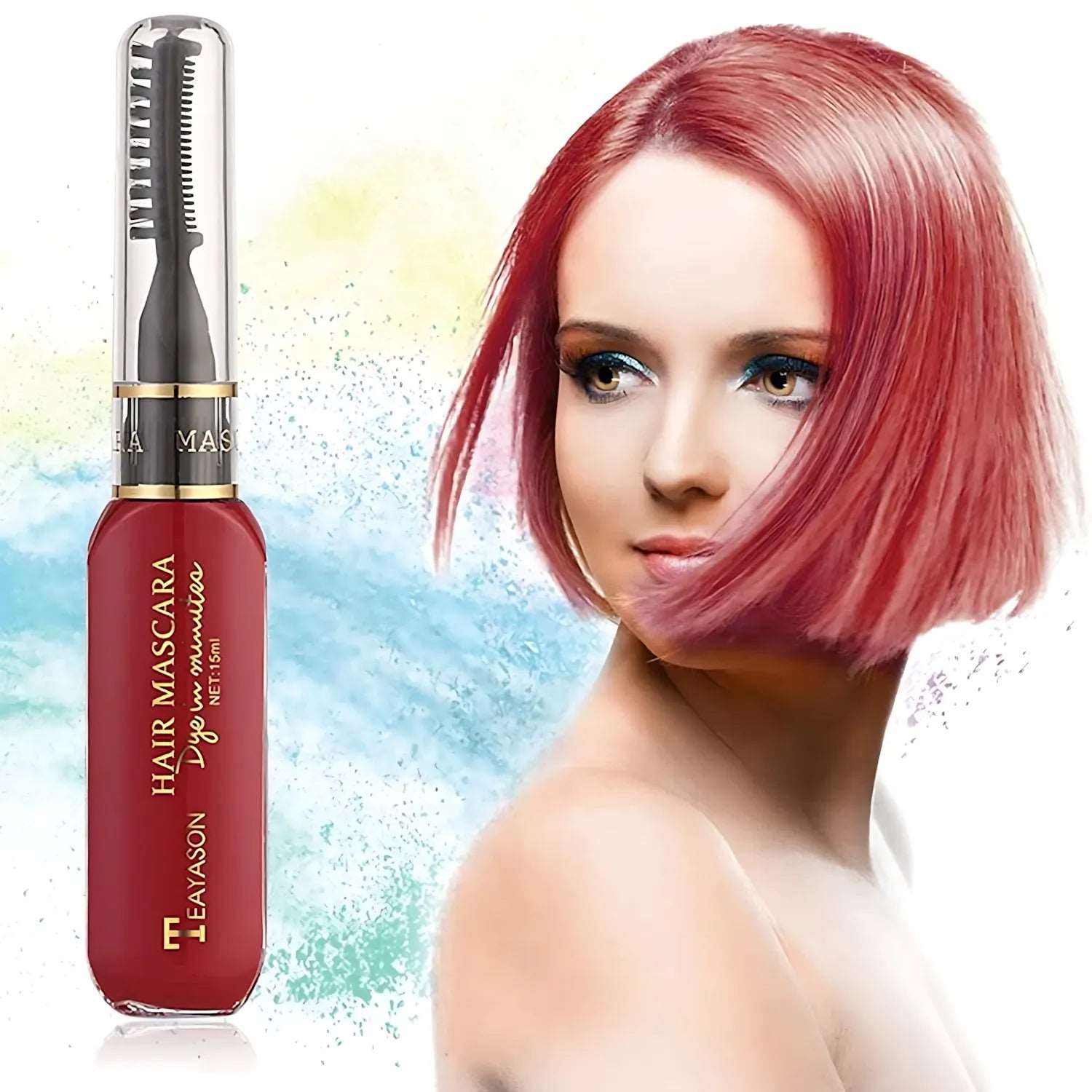 13 Colors Temporary Hair Mascara – Instant Hair Color Dye, 15ml