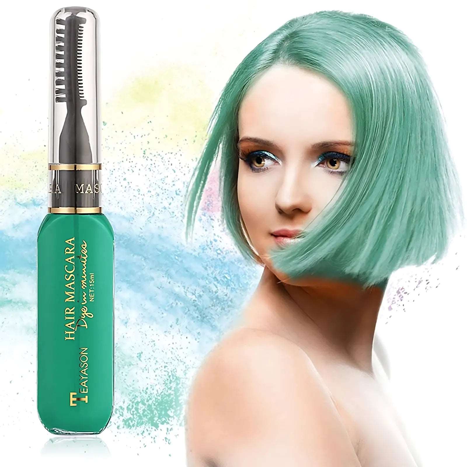 13 Colors Temporary Hair Mascara – Instant Hair Color Dye, 15ml