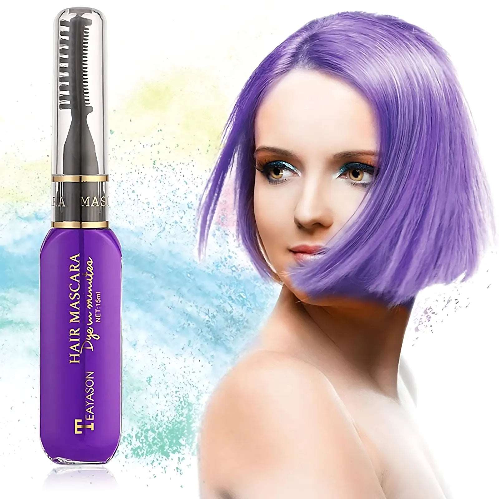 13 Colors Temporary Hair Mascara – Instant Hair Color Dye, 15ml