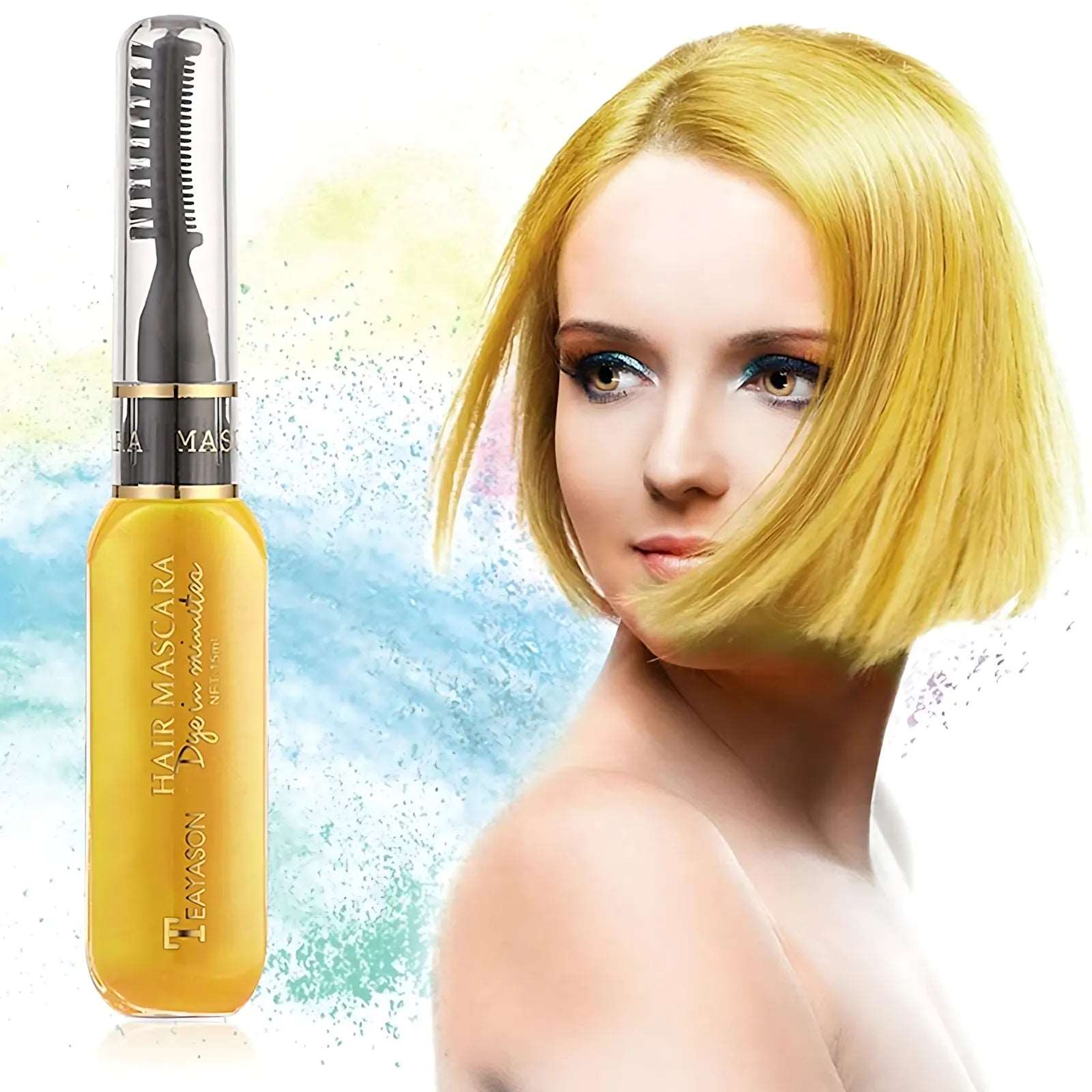 13 Colors Temporary Hair Mascara – Instant Hair Color Dye, 15ml