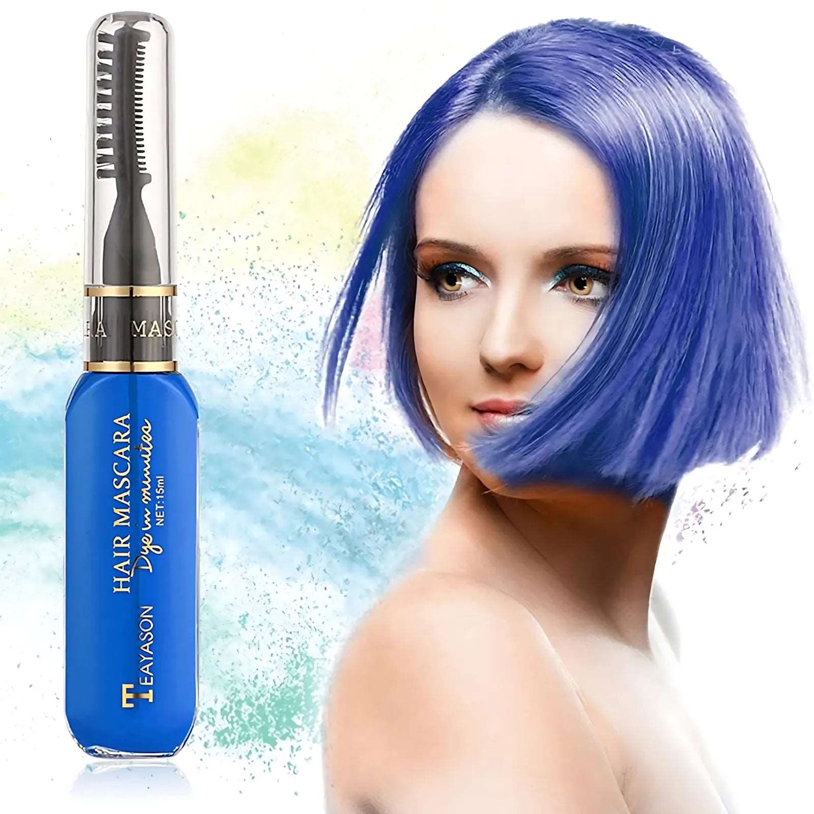 13 Colors Temporary Hair Mascara – Instant Hair Color Dye, 15ml