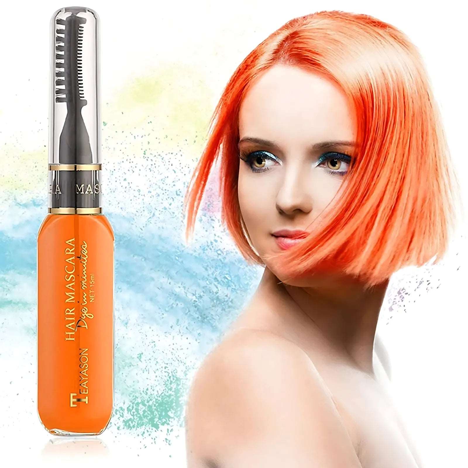 13 Colors Temporary Hair Mascara – Instant Hair Color Dye, 15ml